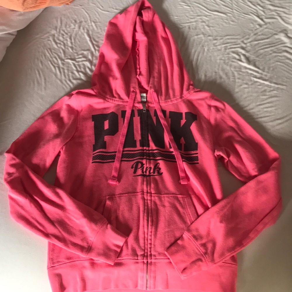 PINK lightweight zip up